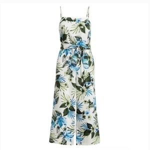 Banana Republic Tropical Print Jumpsuit Size 4